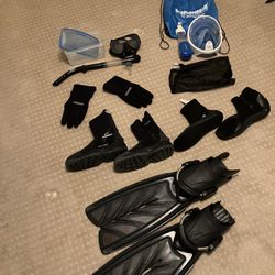 Diving gear - Size Medium-Large-9-10