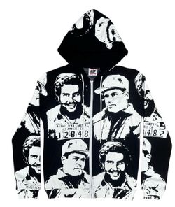 Assail sweater white and black