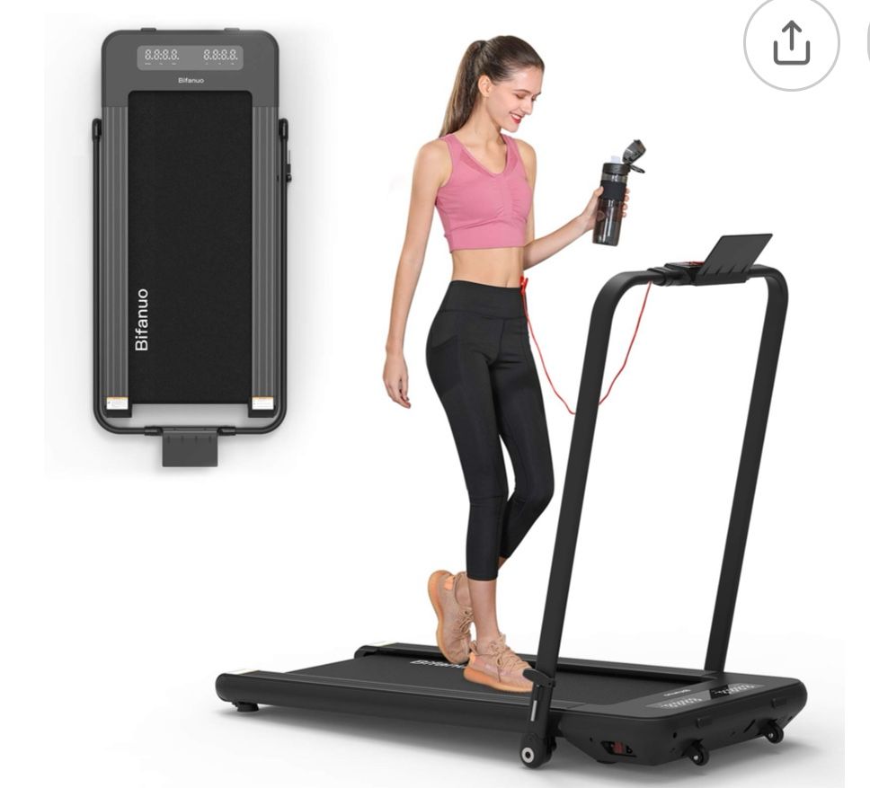 BiFanuo 2 in 1 Folding Treadmill