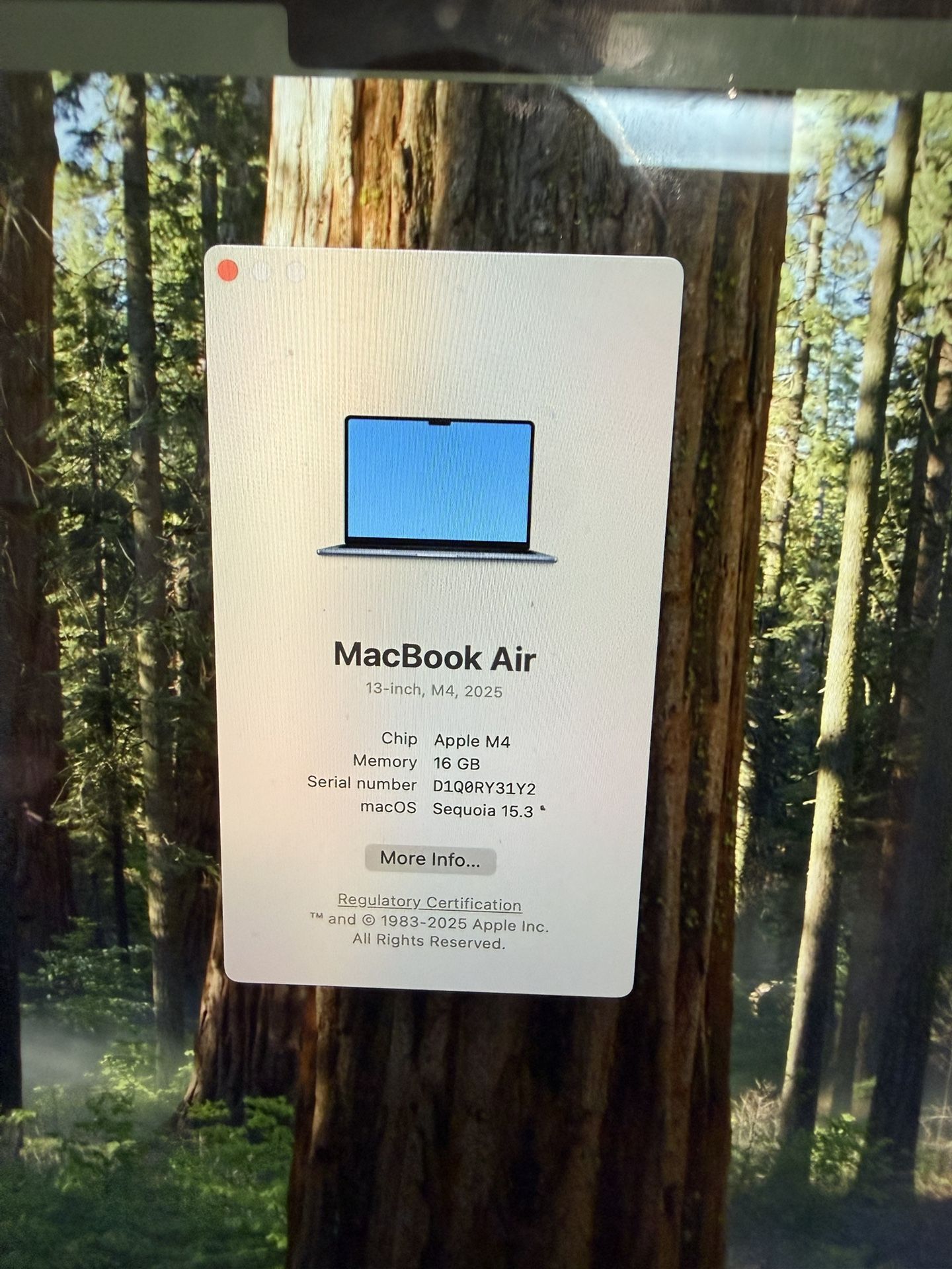 MacBook Air 2025 M4 Brand new!