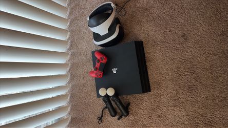 PS4 pro with a psvr, and games