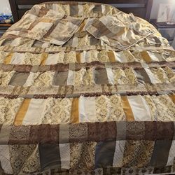 3 piece King size duvet with bed skirt & a full size duvet