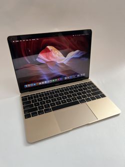 Gold 12-inch Apple MacBook Retina, Model A1(contact info removed) with Apple Charger