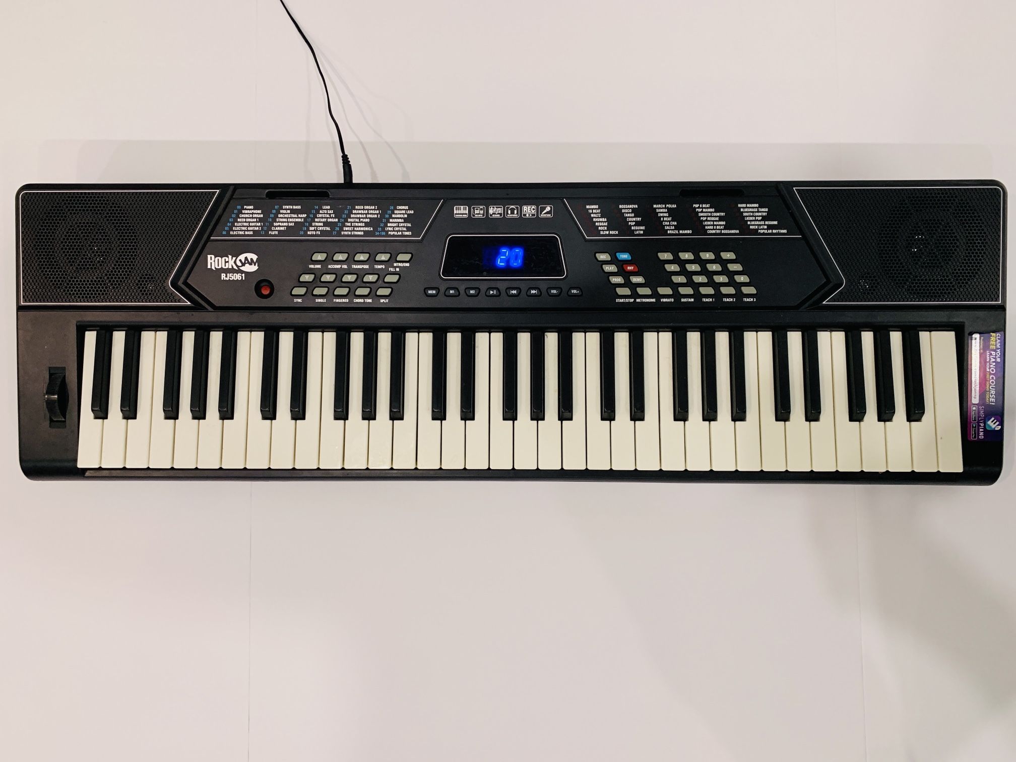 RockJam Electronic Keyboard LIKE NEW