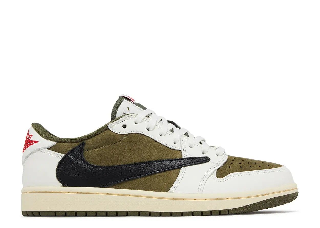 Travis Scott x Air Jordan 1 Low 'Medium Olive'
 🔥