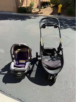 Baby Travel System (infant car seat, car seat base, stroller frame)