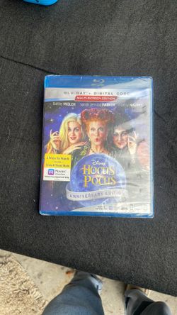 Hocus Pocus Blu-ray + Digital Code (Anniversary Edition) – Brand New