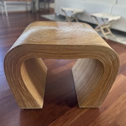 Pencil Reed Waterfall End Table