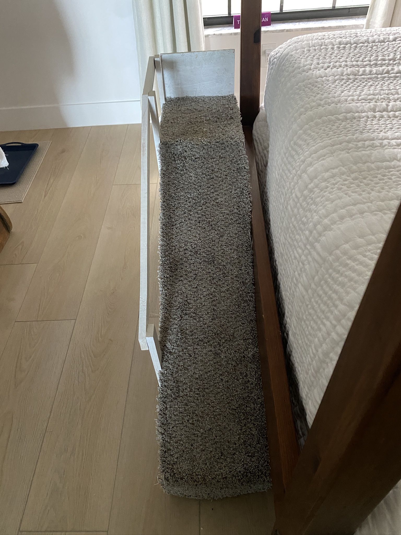 Custom Made Dog Ramp With Safety Rails