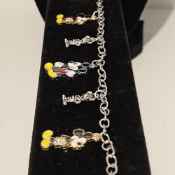 New Mickey Mouse  Charm Bracelet 