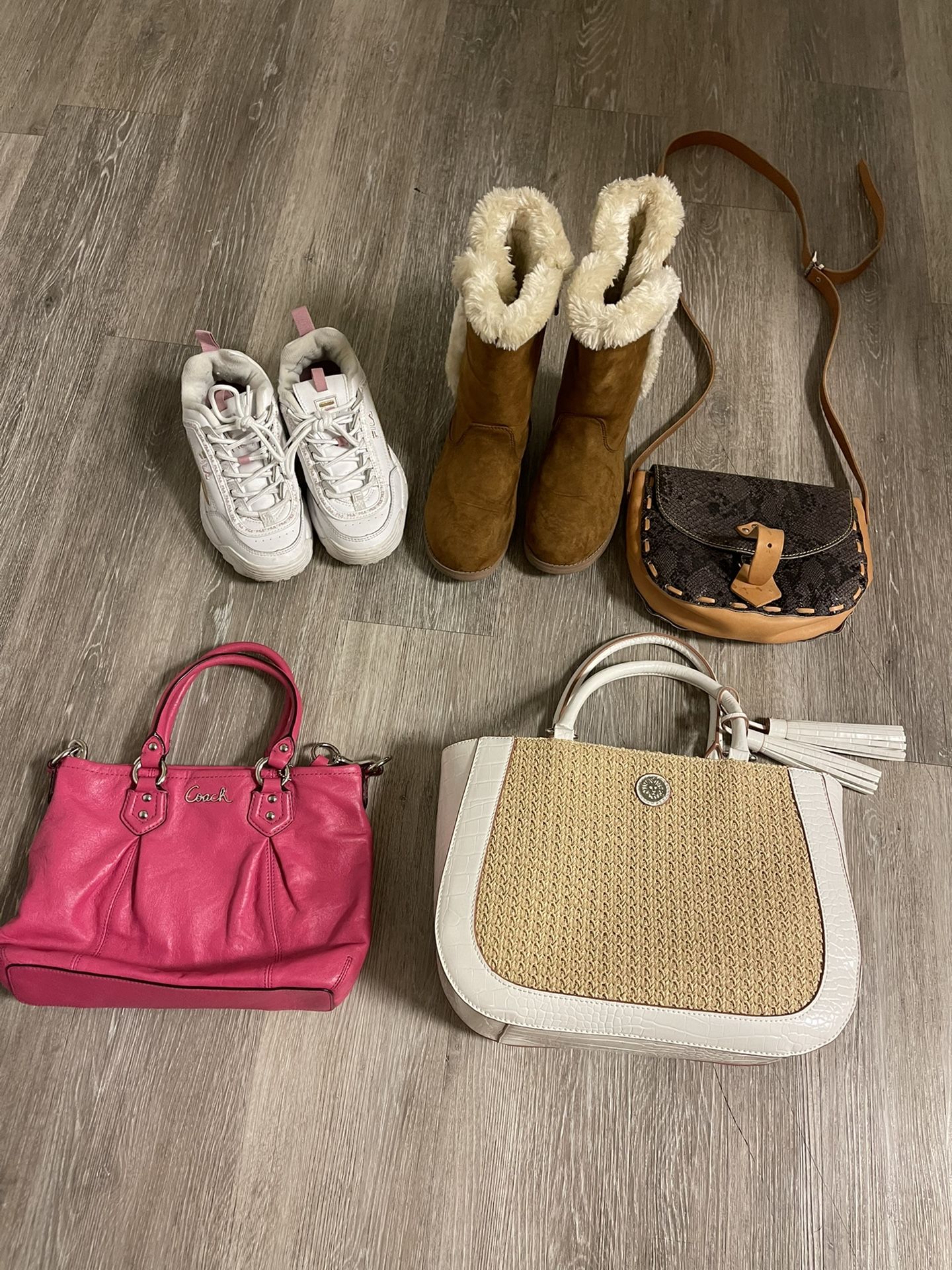 Handbags, Girls Shoes 