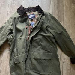 Lands End Over Sized Military Coat X-Large 