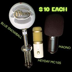 Microphones Different Brands 