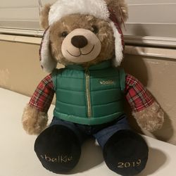 Belkie Bear 2019 Christmas Teddy with Tag