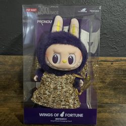 The monsters labubu pronounce wings of fortune vinyl plush