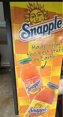 Snapple fridge used
