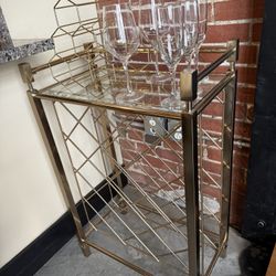 Gold Bar Cart 