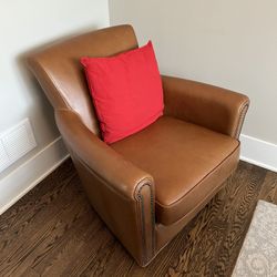 Pottery Barn Leather Chair 