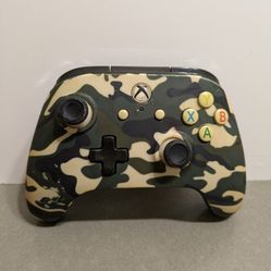  PowerA Wired Controller for Xbox One - Forest Cloud Camo.