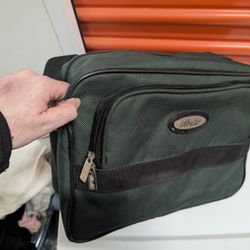 Dark Green Ultralite Crossbody Personal Carryon Bag 