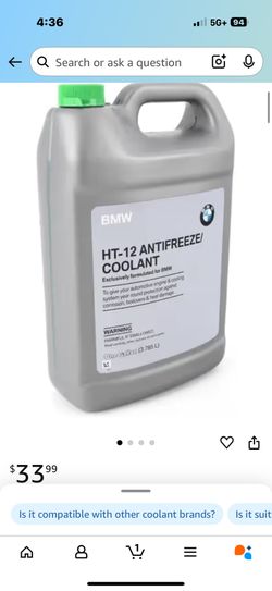 HT-12 Green BMW Coolant