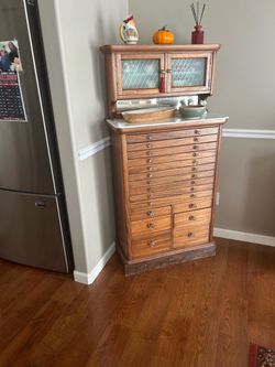 Antique Dental Cabinet