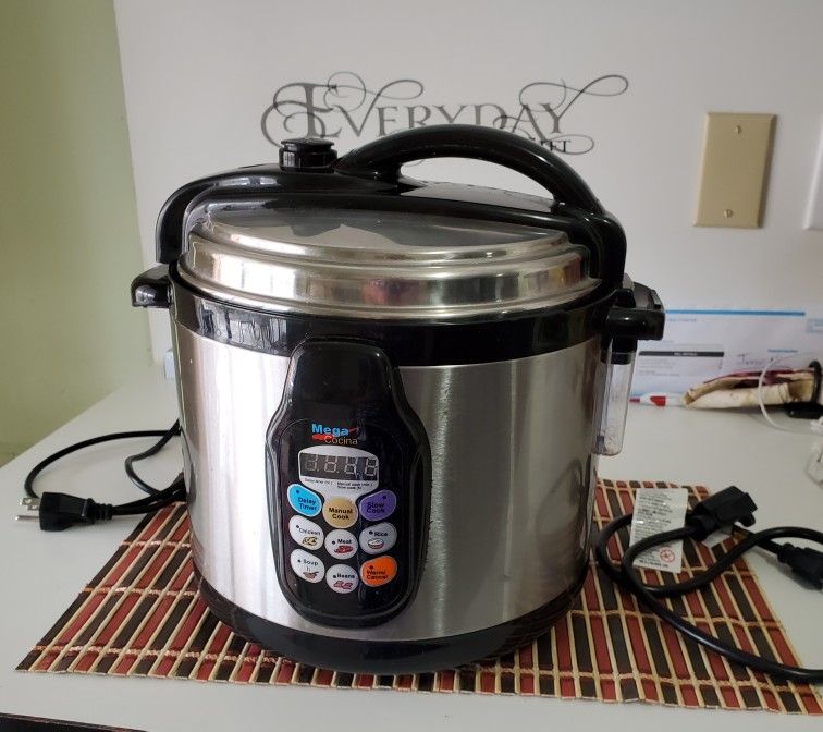 Prestó Olla Reina de presión eléctrica 6qt Electric pression cooker 6qt  Nuevas en su caja for Sale in Miami, FL - OfferUp