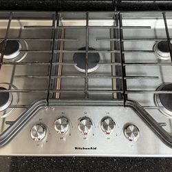 Kitchenaid 36” Gas Cooktop (Used)
