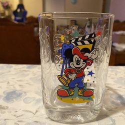 Vintage Micky Mouse Mc Donald Glasses 