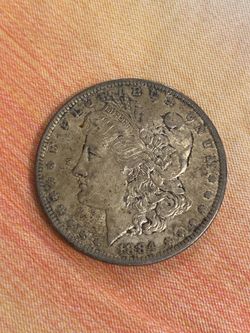 1884 O Morgan dollar