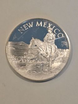 1978 New Mexico Soild Sterling Silver Medal