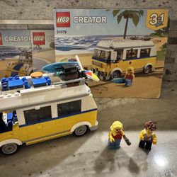 LEGO Creator 3in1 Sunshine Surfer Van Building Kit (379 Pieces); #31079 - complete & built! 