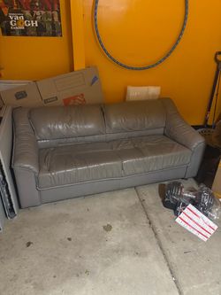 Leather couch