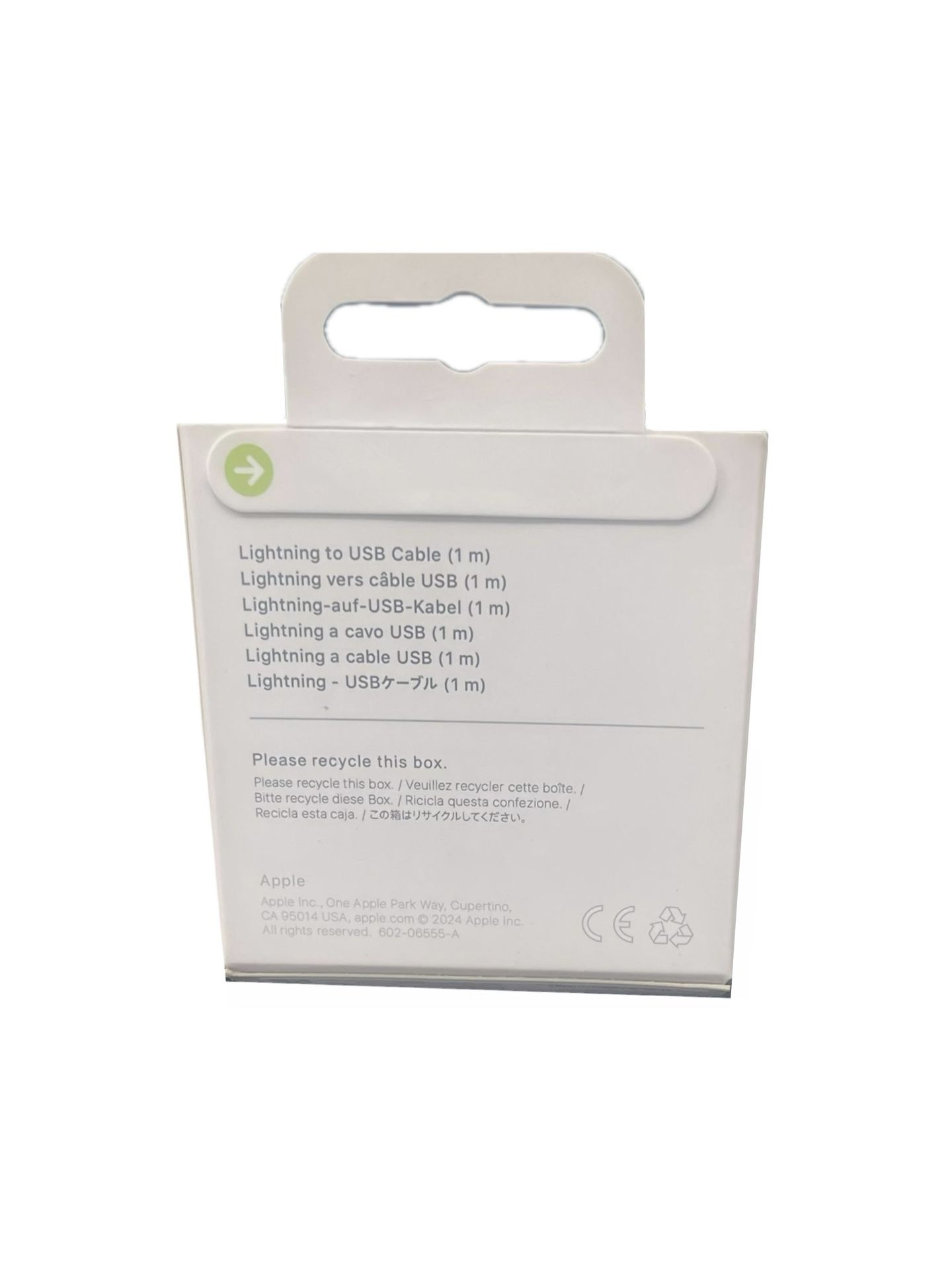 Apple iPhone Charger USB Cable - 1M, Lightning to USB Cable, ORIGINAL,