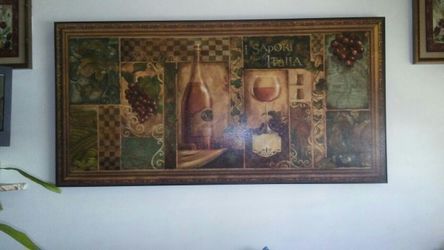 Very nice size wall picture paid $70