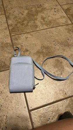 Blue crossbody bag/wallet