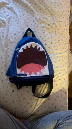 Baby Shark Blue Small Backpack $5