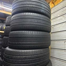 285 45 22 Pirelli Set of 4 Used