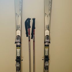 Elan Integra Skiis 160   & Vector Poles