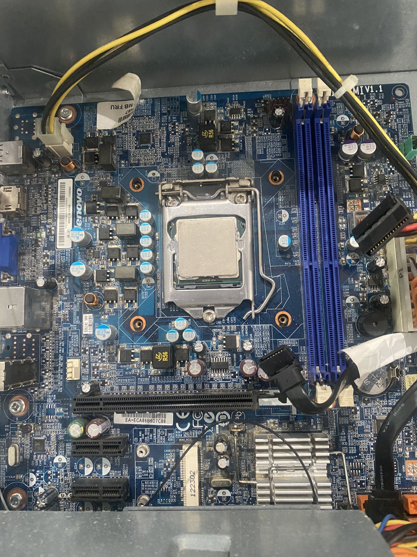 Intel 2.9 GHZ CPU , with motherboard and power supply ready to go.