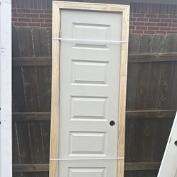 24”x 80” Right Hand Door With 2 Inch Width Trim Around
