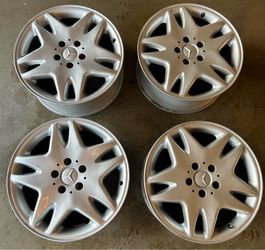 Set of 4 Mercedes Benz S500 S550 OEM 17”wheels original factory rims no tires