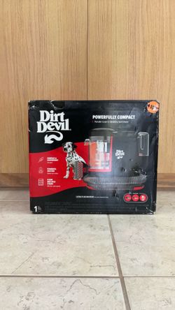 DIRT DEVIL POWERFULLY COMPACT PORTABLE CARPET & UPHOLSTERY SPOT CLEANER