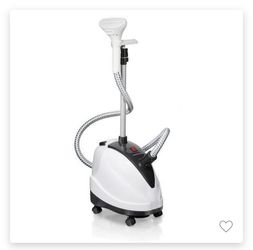 Hamilton Beach Full Size Garment Steamer: 1500W Clothing Steamer with Detachable Water Tank & Fabric Brush