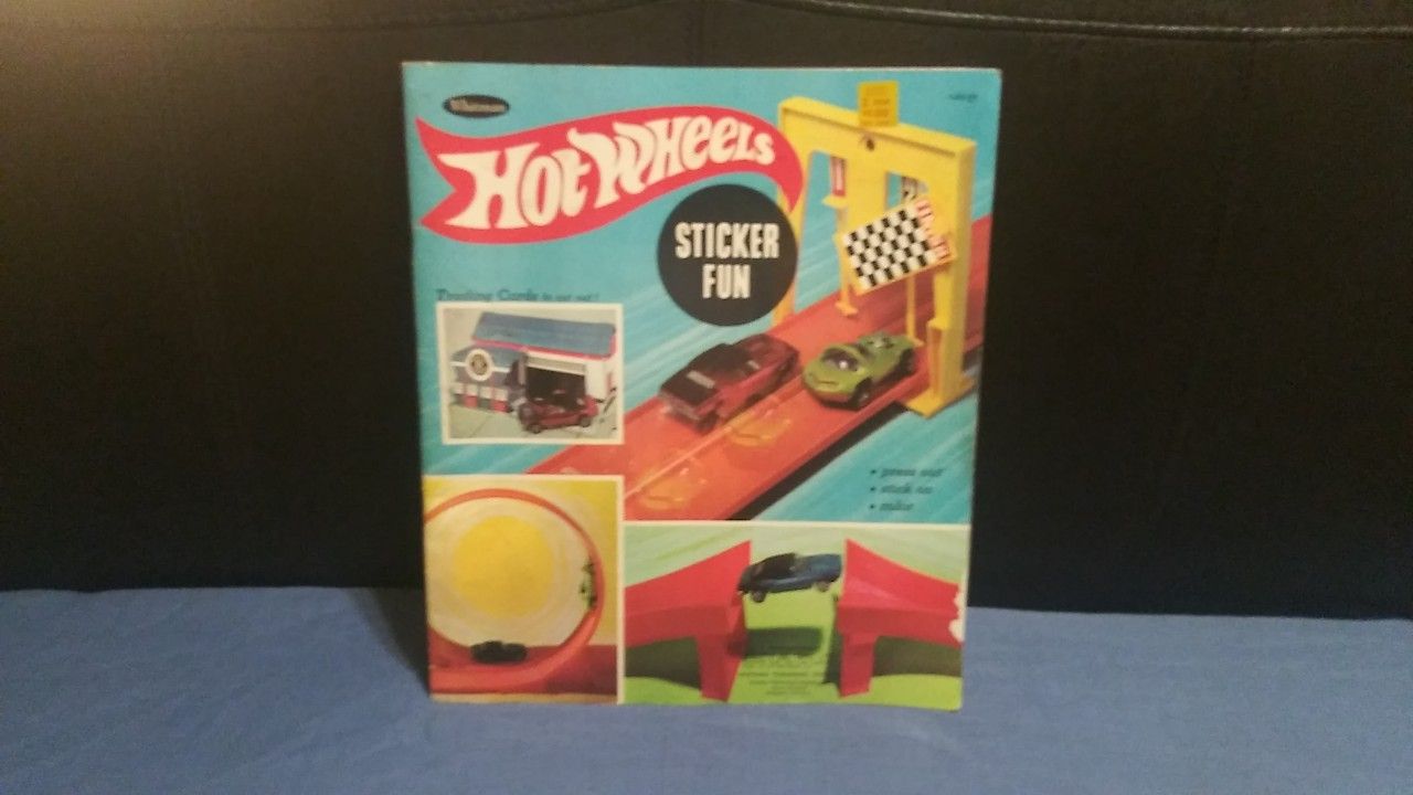 Hot Wheels Sticker Book 1968