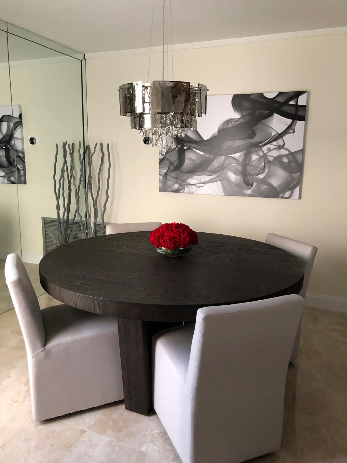 Restoration Hardware Antoccino Round Table