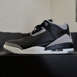 Jordan 3 Black Cement 2024