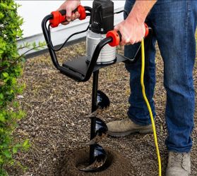 1500W Electric Post Hole Digger Earth Auger Dig Hole Fence Post Hole Digging, Tree Planting with 6" Digging Auger Bit Set, 3/4" Shaft

New