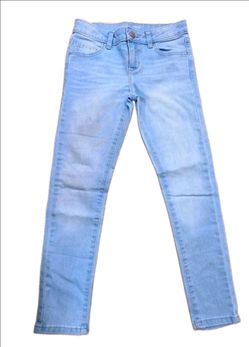 Wonder Nation Girls Light Wash Slim Fit Jeans Size 8