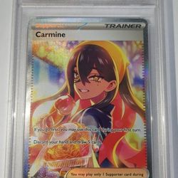 PSA 10 GEM MINT Carmine 217/167 Sv06: 2024 Twilight Masquerade Holo